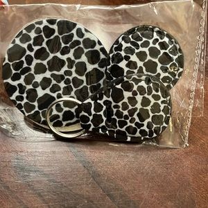 Cow Print Car accessories.